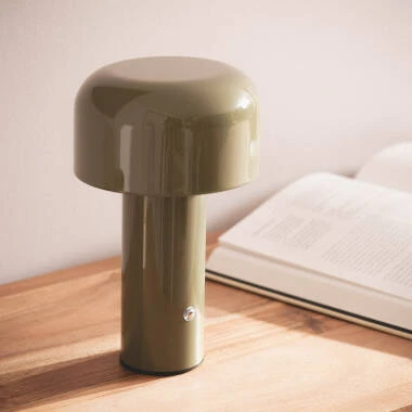 Lámpara de Mesa LED 2W Portátil Metal con Batería USB Recargable Zaipi