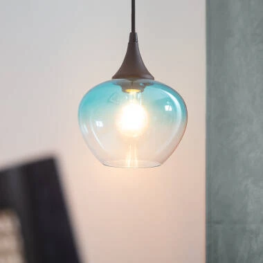 Candeeiro Suspenso Vidro Manzana