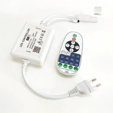 Controlador Regulador WiFi para Tira LED Monocolor con Mando RF