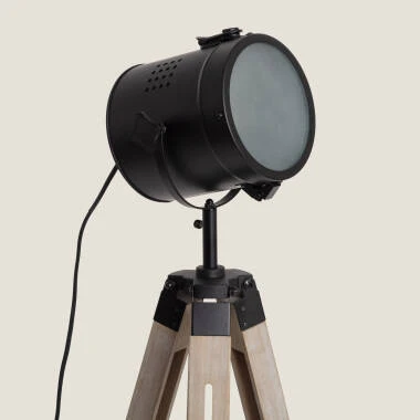 Imagem de Candeeiro de Pé de Madeira Boes