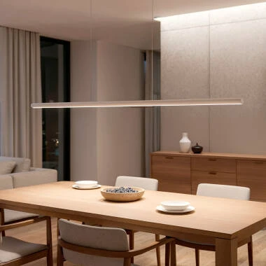 Imagen de Lámpara Colgante Lineal LED 30W Aluminio CCT Seleccionable Denzel