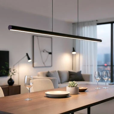 Candeeiro Suspenso Lineal LED 30W Alumínio CCT Seleccionável Denzel