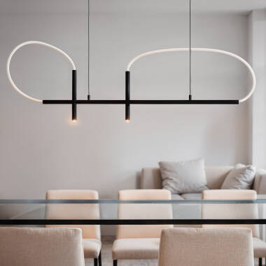 Imagem de Candeeiro Suspenso LED 46W Metal e Silicone Ginnie