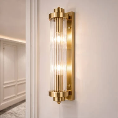 Imagem de Aplique de Parede Metal e Vidro Marsen