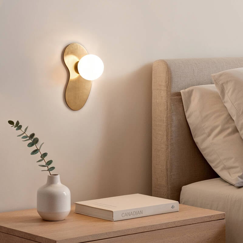 Imagem de Aplique de Parede Metal e Vidro Leaton