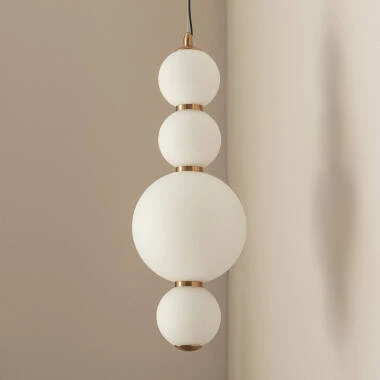 Lámpara Colgante LED 9W Metal y Cristal Slim Atira