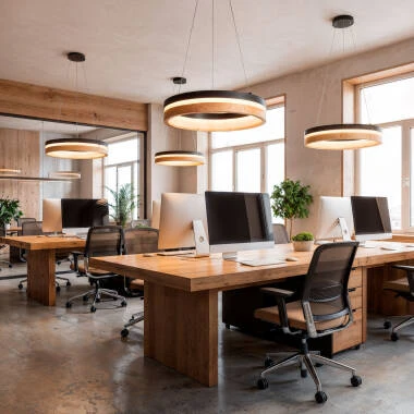 Lámpara Colgante LED 30W Acero Dazala