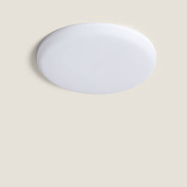 Fotografía del producto: Placa LED 18W Circular Slim Surface LIFUD Corte Ajustable Ø50-190 mm con Caja Conexiones