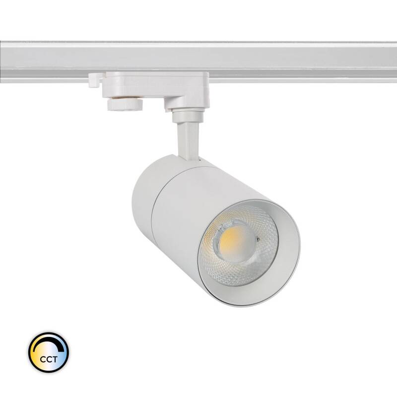 Imagen de Foco Carril LED Trifásico 30W Regulable CCT Seleccionable Mallet
