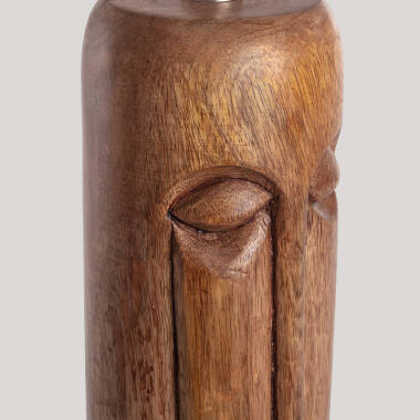 Imagen de Lámpara de Mesa Madera Tótem ILUZZIA