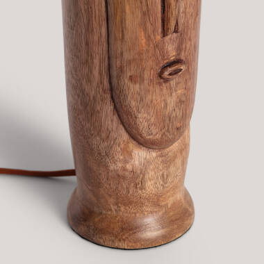 Imagen de Lámpara de Mesa Madera Tótem ILUZZIA