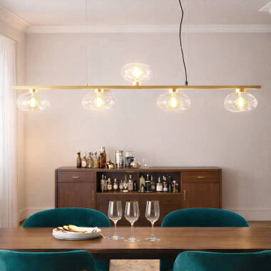 Candeeiro Suspenso Alumínio Hassi 5 Focos