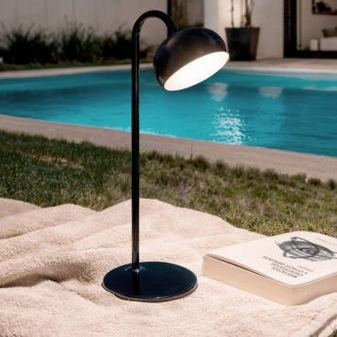 Imagem de Candeeiro de Mesa Metal LED 3W com Bateria Recarregável USB Tunja