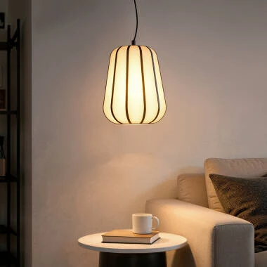 Lámpara Colgante Metal y Cristal Wyoming M