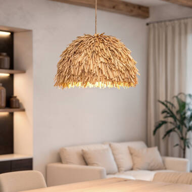 Lámpara Colgante Rafia Malaika ILUZZIA
