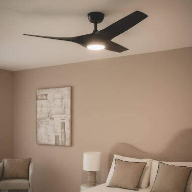 Imagen de Ventilador de Techo Silencioso Egina Negro 132cm Motor DC