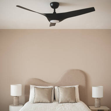 Imagen de Ventilador de Techo Silencioso Egina Negro 132cm Motor DC