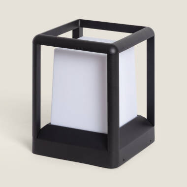 Baliza sobre parede exterior E27 alumínio 21 cm INDO