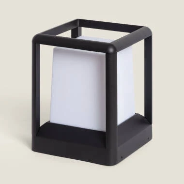 Baliza Sobremuro Exterior E27 Aluminio 21cm INDO