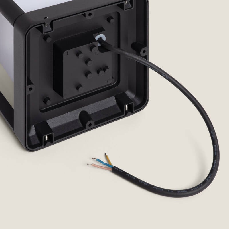 Imagem de Baliza sobre parede exterior E27 alumínio 21 cm INDO