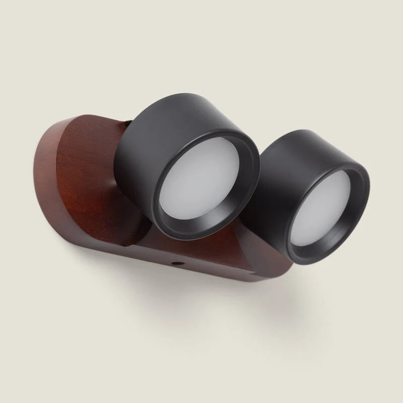 Imagem de Aplique de Parede LED 10W Metal CCT Seleccionável Cundra 2 Focos