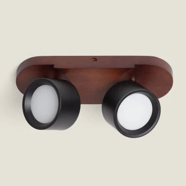 Imagem de Aplique de Parede LED 10W Metal CCT Seleccionável Cundra 2 Focos