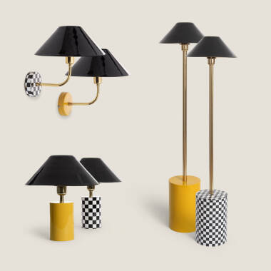 Imagem de Candeeiro de Parede em Metal Brijesh