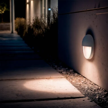 Imagen de Baliza Exterior LED 3W Superficie Circular Jade
