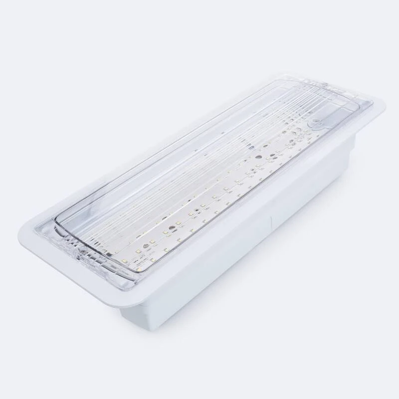 Imagen de Luz Emergencia LED Empotrable 160lm Permanente/No Permanente Corte 155x400 mm