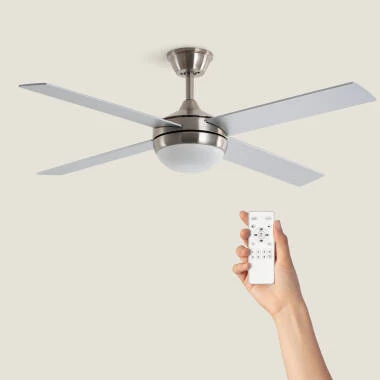 Ventoinha de Teto com luz  Silenciosa DC com aspas de madeira Navy Evo