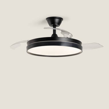 Imagem de Ventoinha de teto com luz silenciosa DC com pás retráteis Kaios