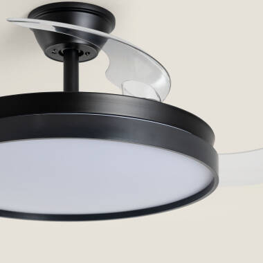 Imagem de Ventoinha de teto com luz silenciosa DC com pás retráteis Kaios