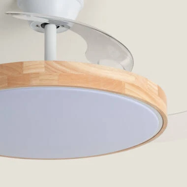 Imagem de Ventoinha de Teto com luz Silenciosa DC com aspas retráteis Dari