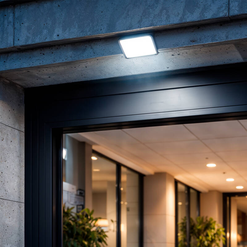 Imagem de Foco Projetor LED 10W 120lm/W Slim Vidro Branco