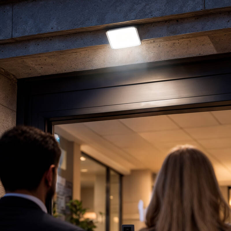 Imagem de Foco Projetor LED 10W 120lm/W Slim Vidro Branco