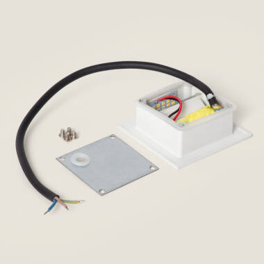 Imagen de Baliza Exterior LED 3W Empotrable Pared Cuadrado Olite II