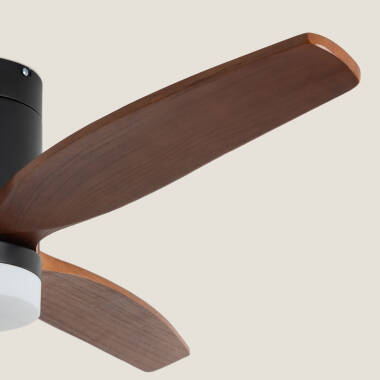 Imagen de Ventilador de Techo con luz Silencioso DC aspas de madera Leros
