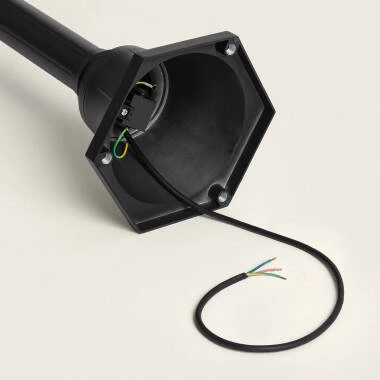 Imagen de Farola Exterior Superficie Pie 185cm Black Traditional