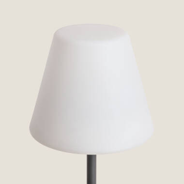 Imagem de Candeeiro de Pé Exterior de Metal LED Solar Larso 