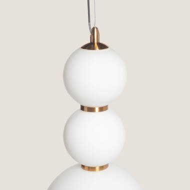 Imagen de Lámpara Colgante LED 9W Metal y Cristal Slim Atira