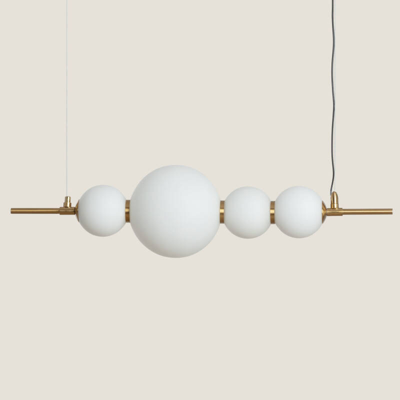 Imagem de Candeeiro Suspenso LED 4.2W Metal e Vidro Atira