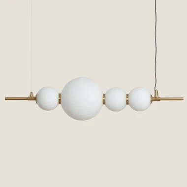 Candeeiro Suspenso LED 4.2W Metal e Vidro Atira