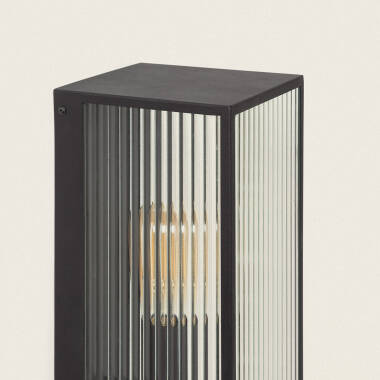 Imagen de Aplique de Pared Exterior Metal y Cristal Big Taiga