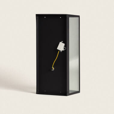 Imagen de Aplique de Pared Exterior Metal y Cristal Big Taiga