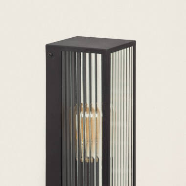 Imagen de Aplique de Pared Exterior Metal y Cristal Taiga