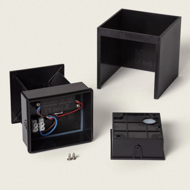 Imagem de Aplique de Parede Exterior LED Regulável 6W Iluminação Dupla Face Eros 