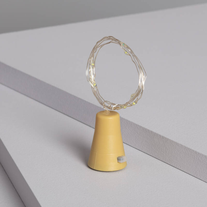 Imagem de Grinalda Solar Exterior LED Arame para Garrafa