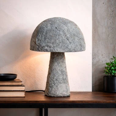 Candeeiro de Mesa Cimento Claro Besnica