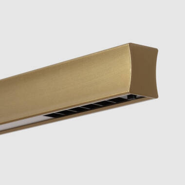 Imagem de Candeeiro Suspenso Linear LED 42W Aluminio CCT Iluminação Dupla Cara Funky Chic