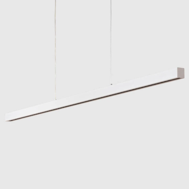 Imagem de 	Candeeiro Suspenso Linear LED 42W Aluminio CCT Iluminação Dupla Cara Funky Sly